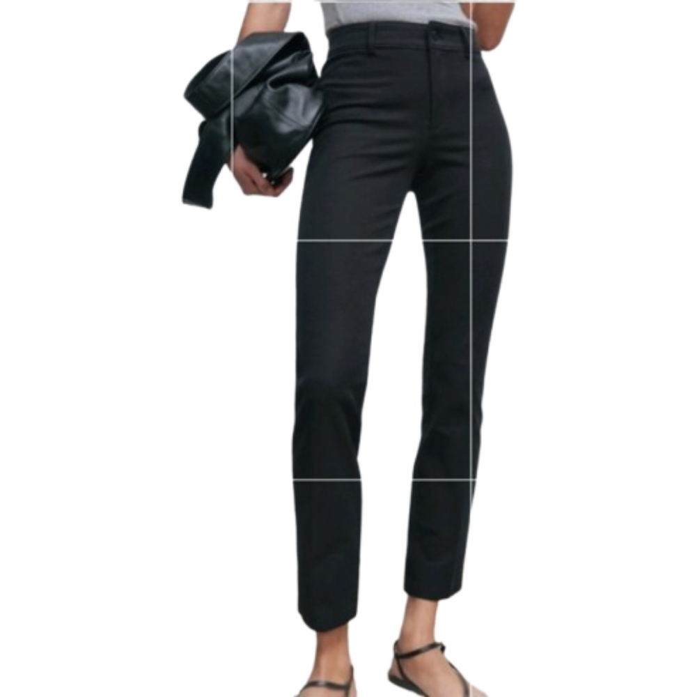 AYR Black Bi-Stretch Ankle Pant Size 26 The Daily Dose